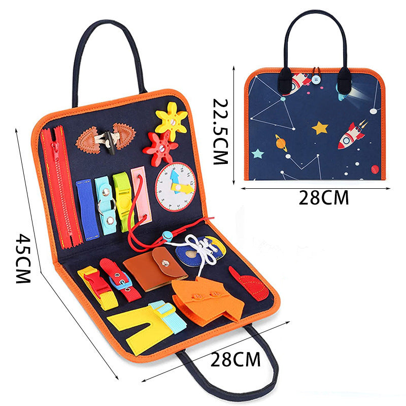 Busy Book - Children's Sensory Learning Toy