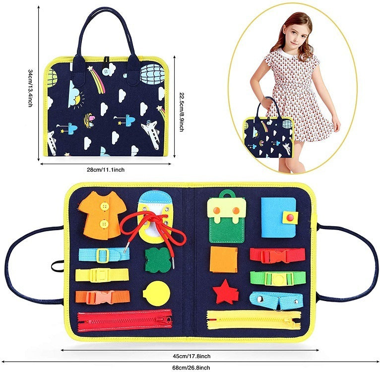 Busy Book - Children's Sensory Learning Toy