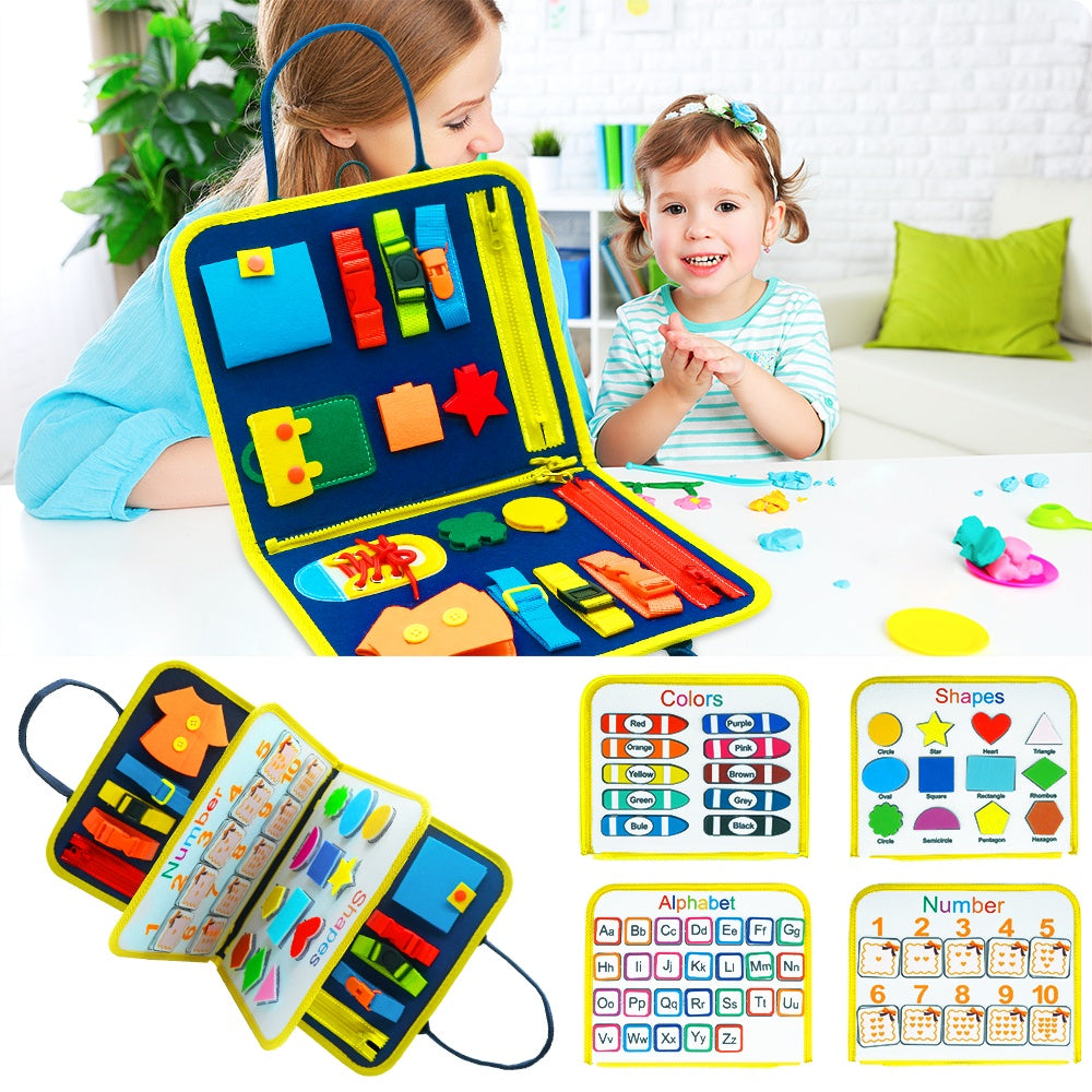 Busy Book - Children's Sensory Learning Toy